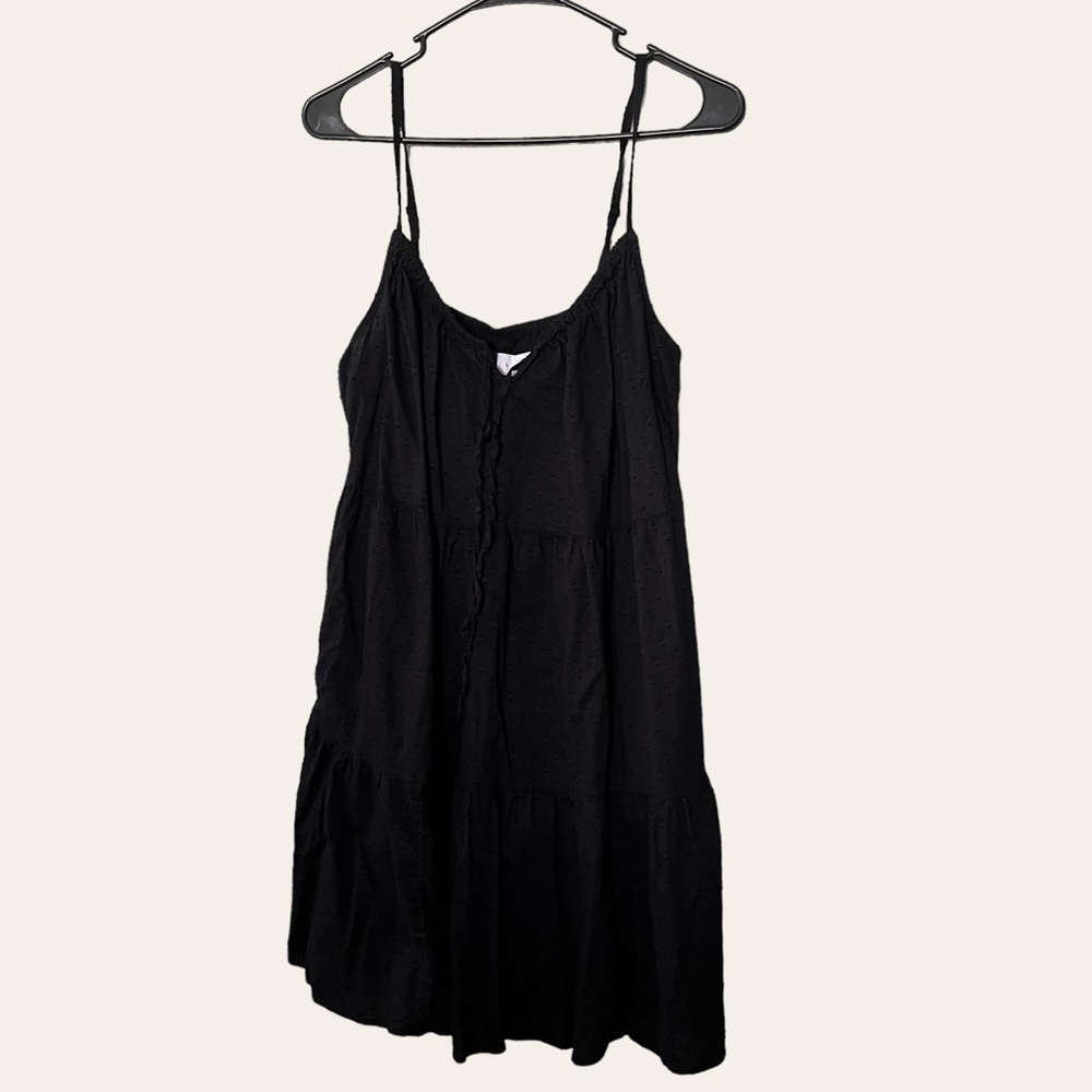 Old Navy | Black Dot Knee Length Summer Dress | Size L